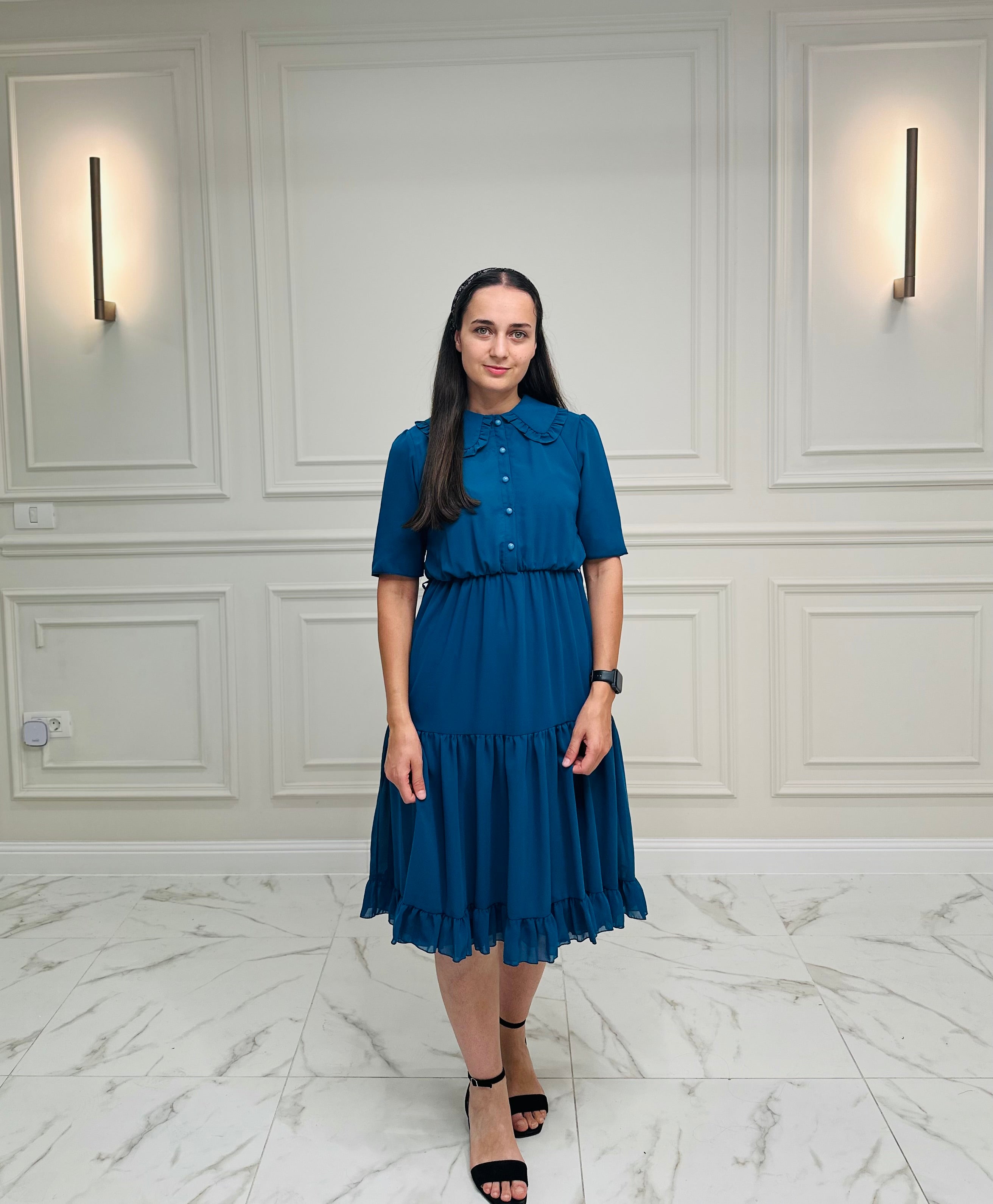 Rochie elegantă din voal