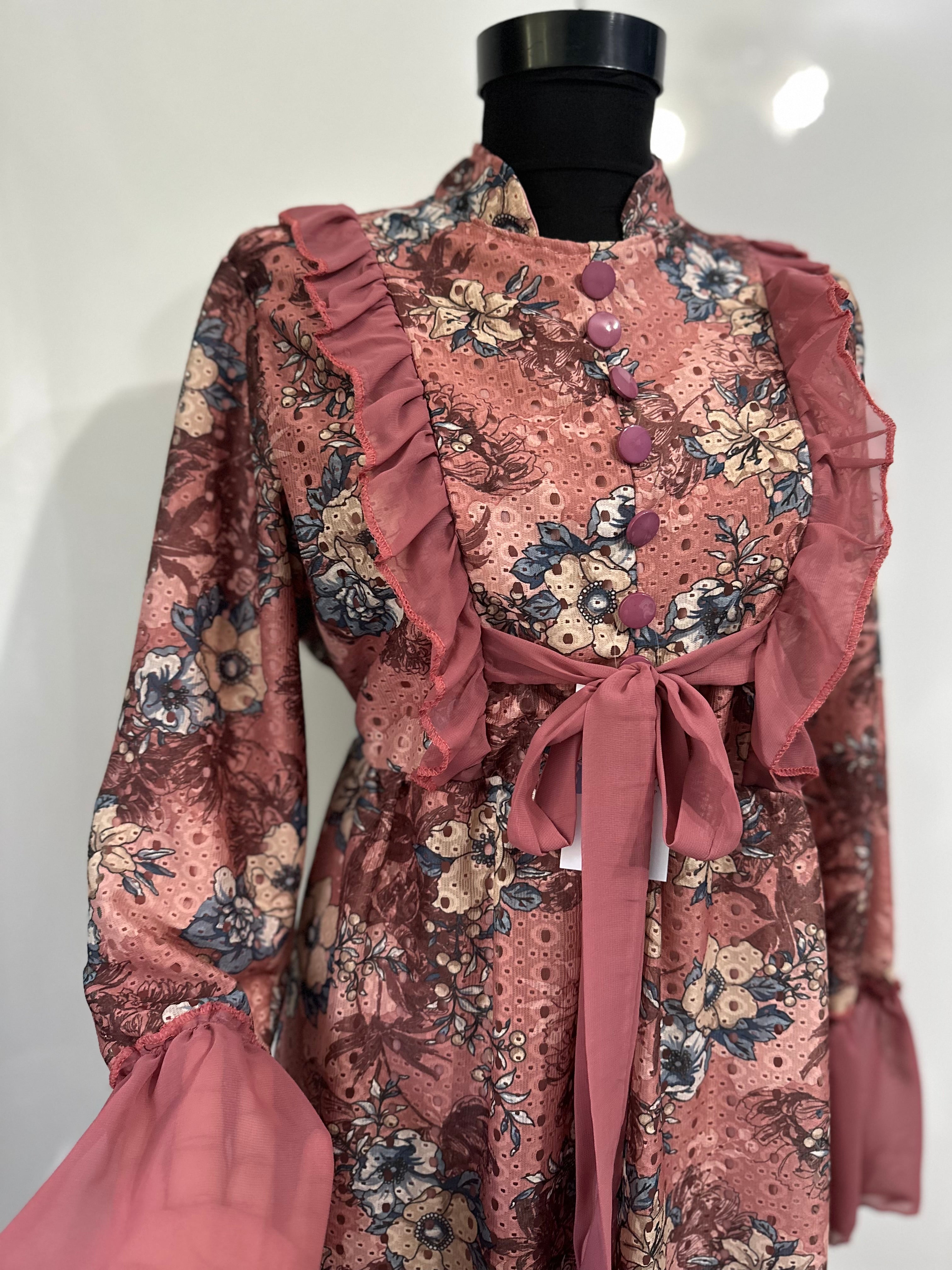 Rochie cu imprimeu floral