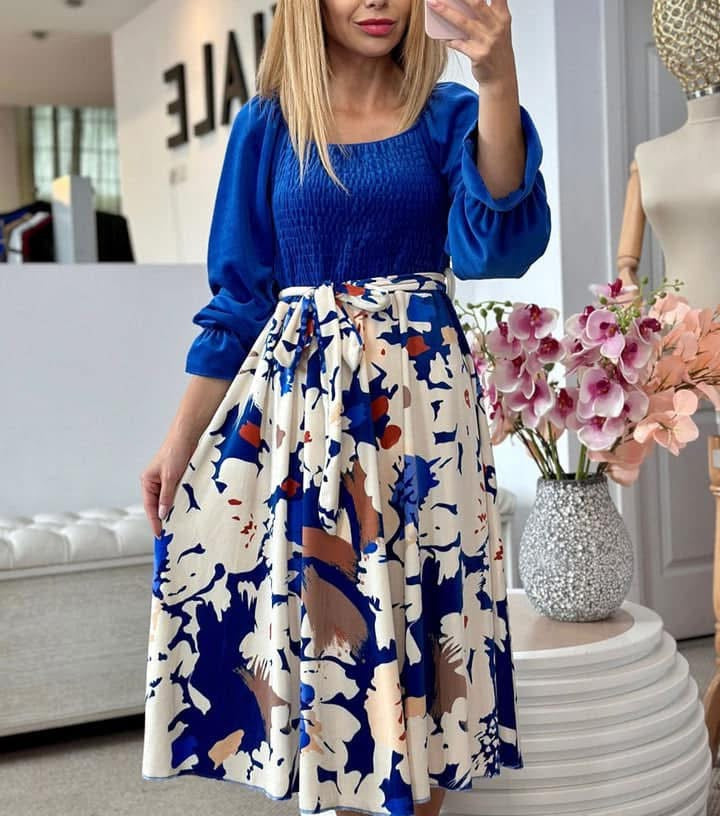 Rochie din catifea si cocolino