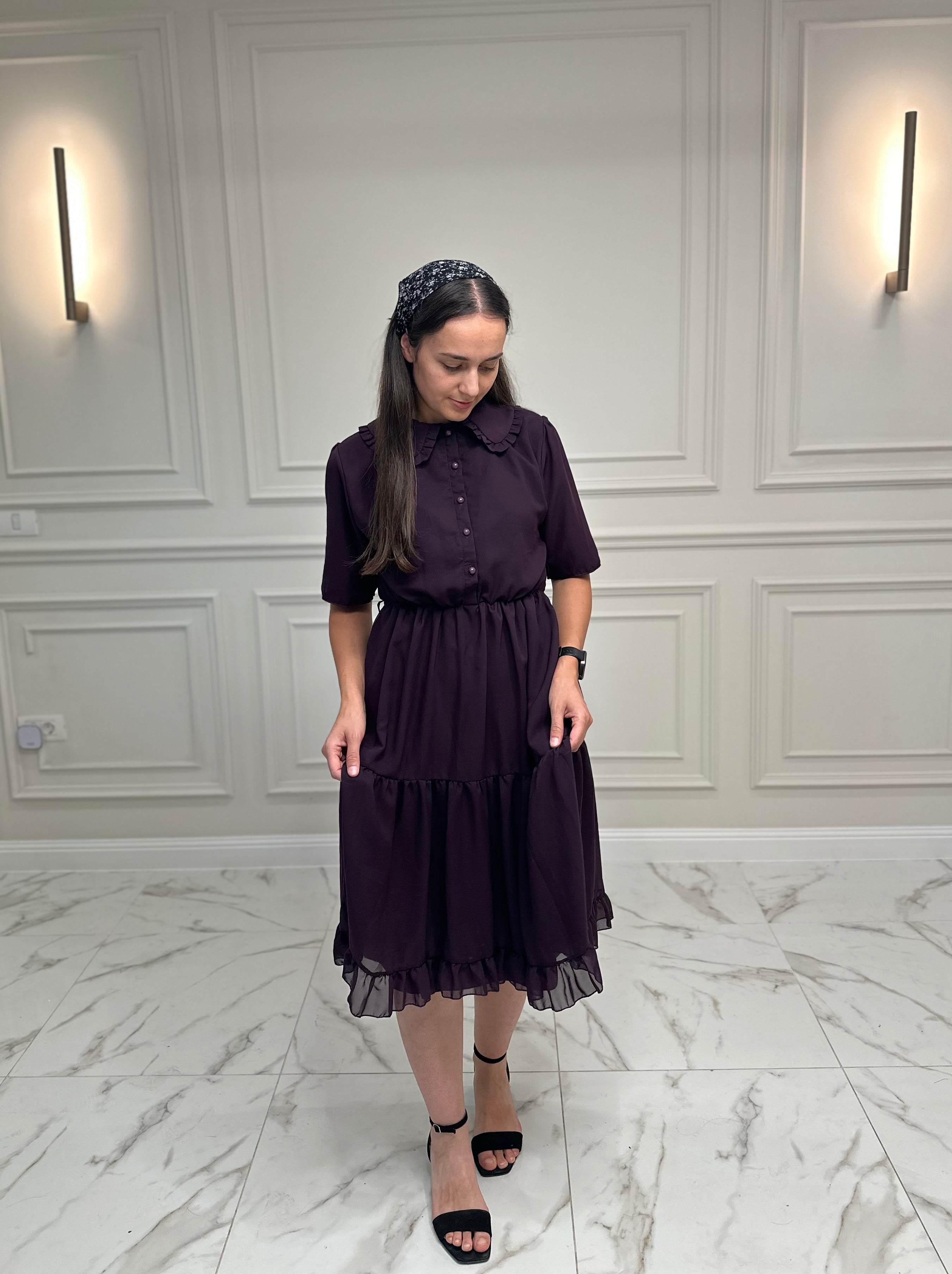 Rochie elegantă din voal