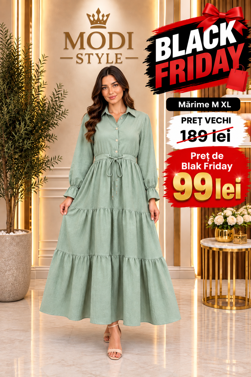 Rochie din muselina plină