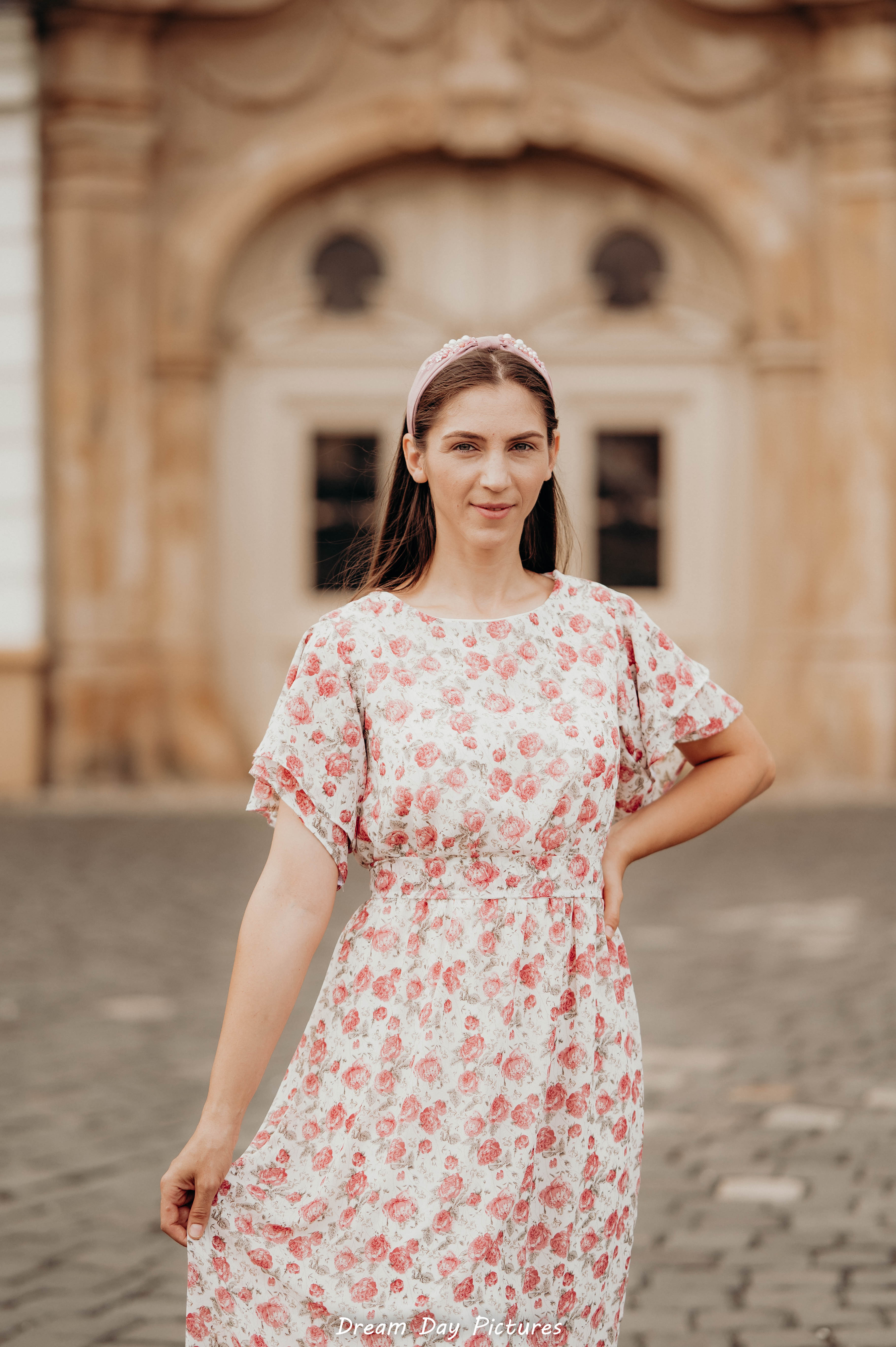 Rochie cu imprimeu floral
