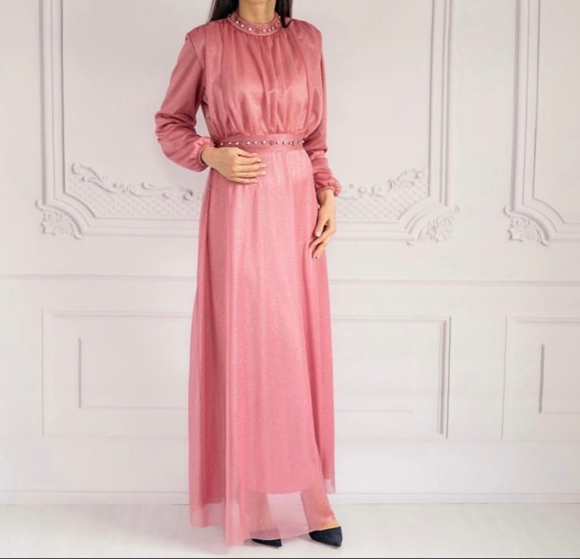 Rochie elegantă cu accesorii