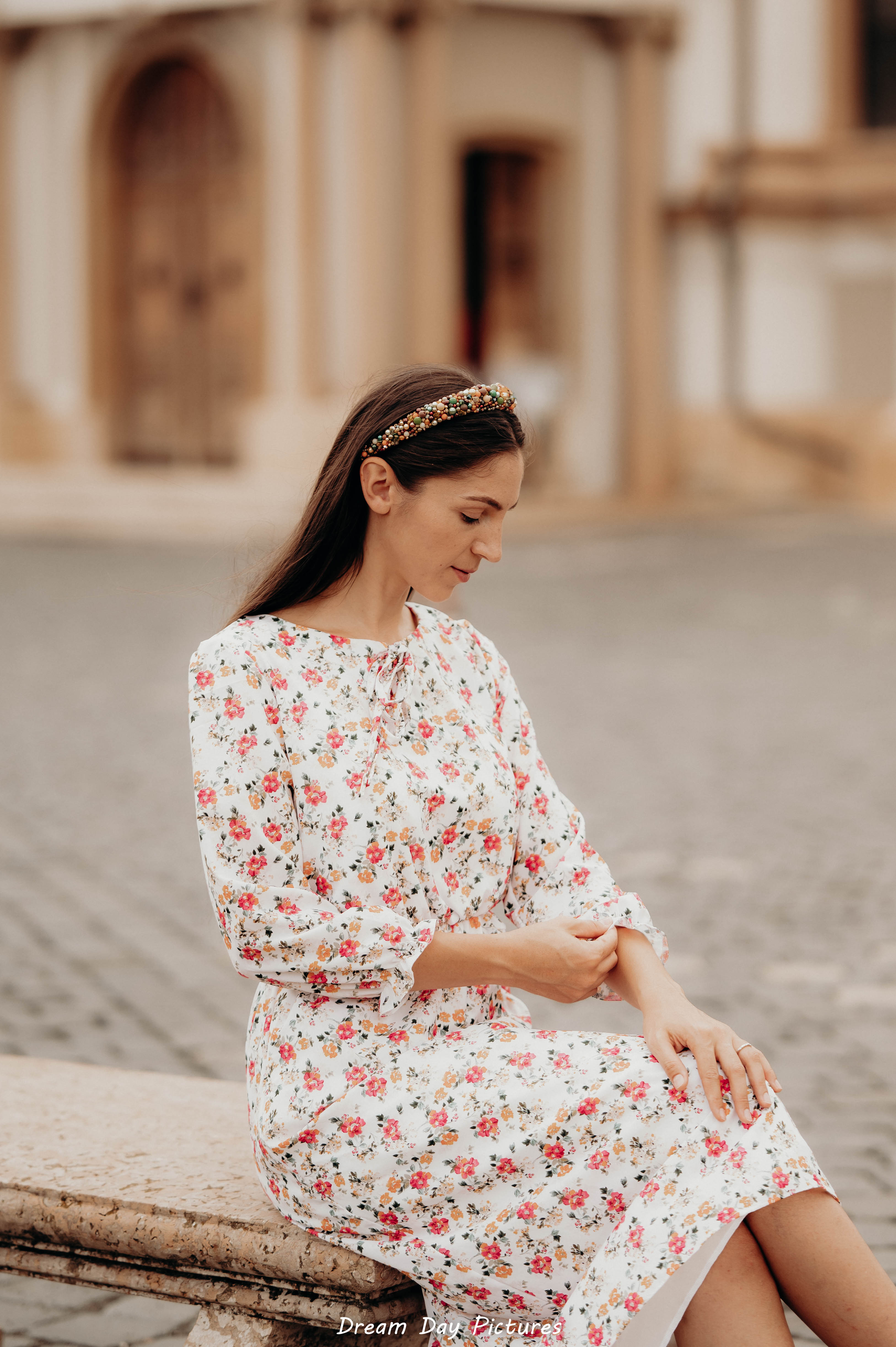 Rochie cu imprimeu floral