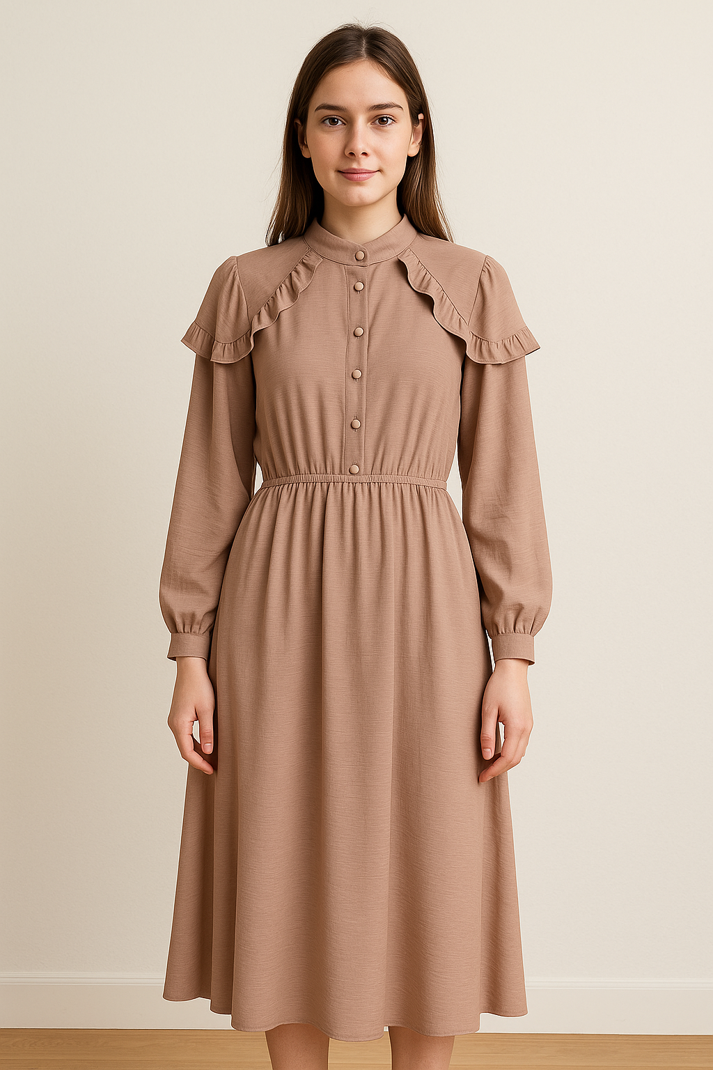 Rochie cu nasturi funcționali