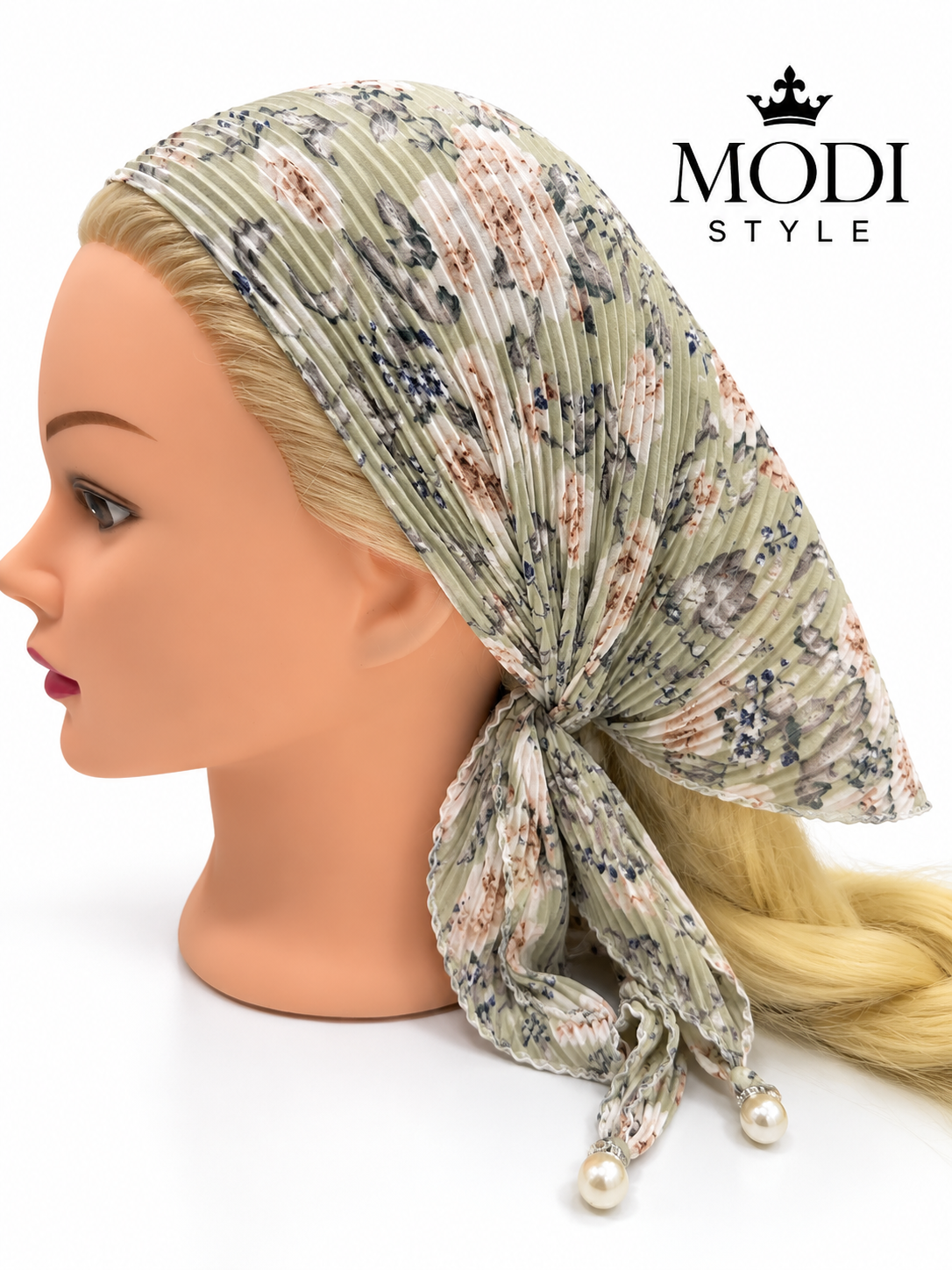 Batic mare plisat cu model