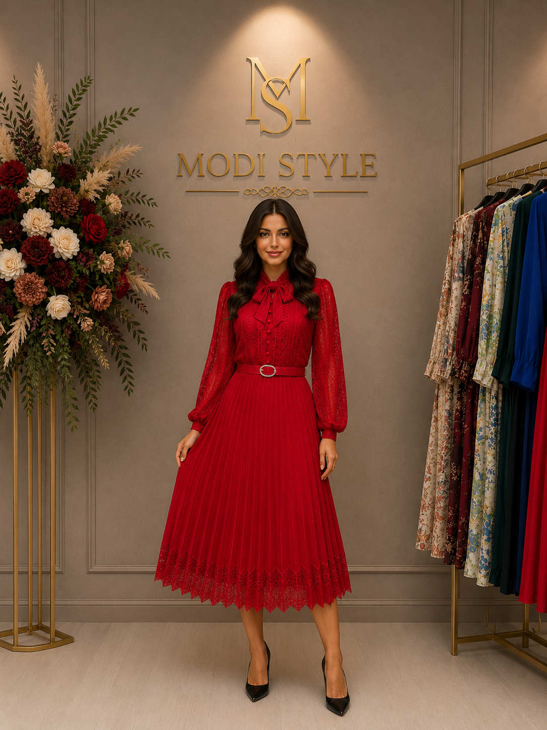 Rochie elegantă din dantelă
