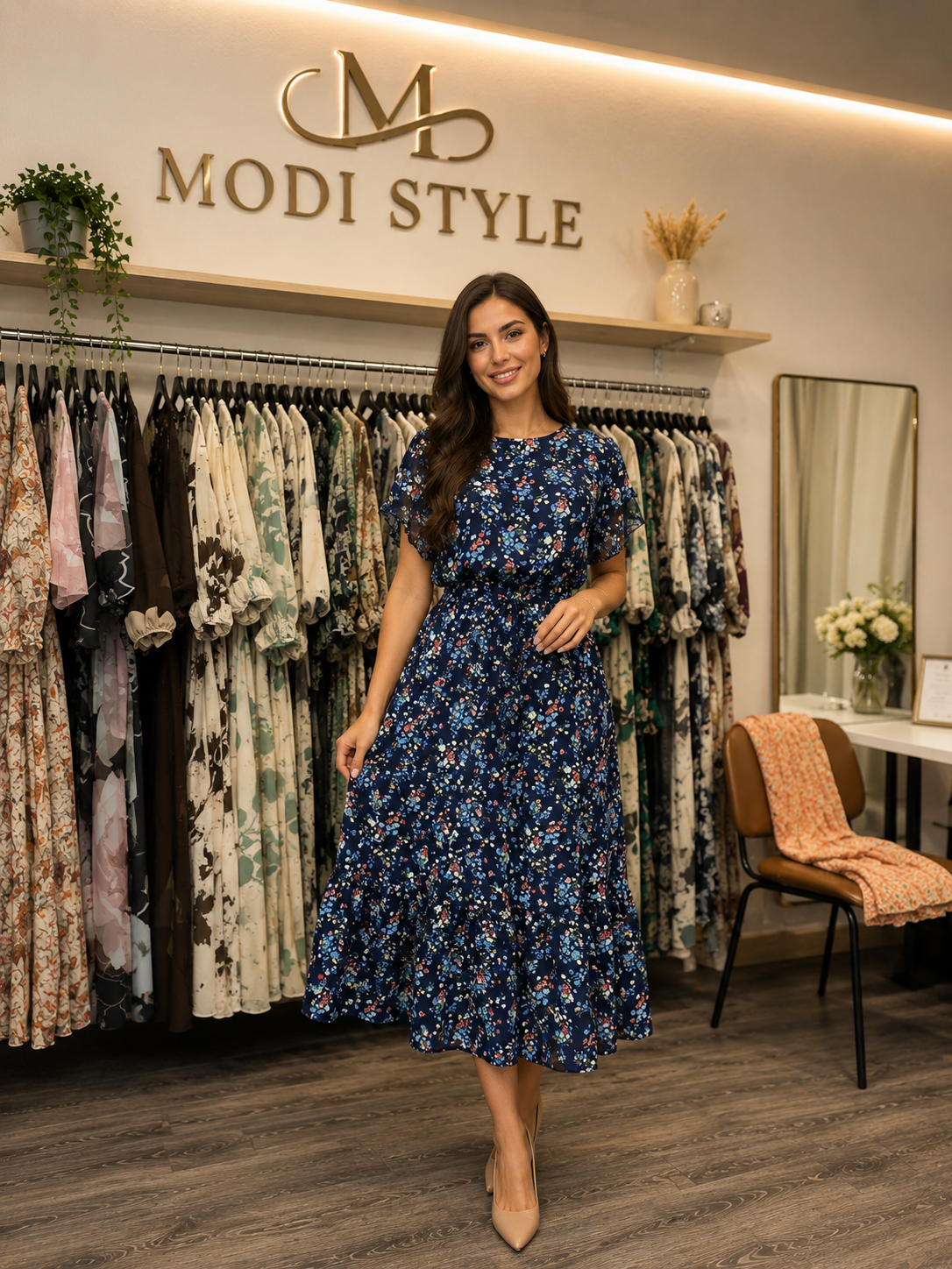 Rochie cu imprimeu floral