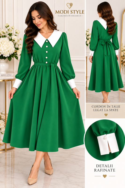 Rochie elegantă verde