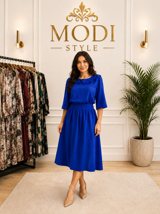 Rochie de vară cu guleraș