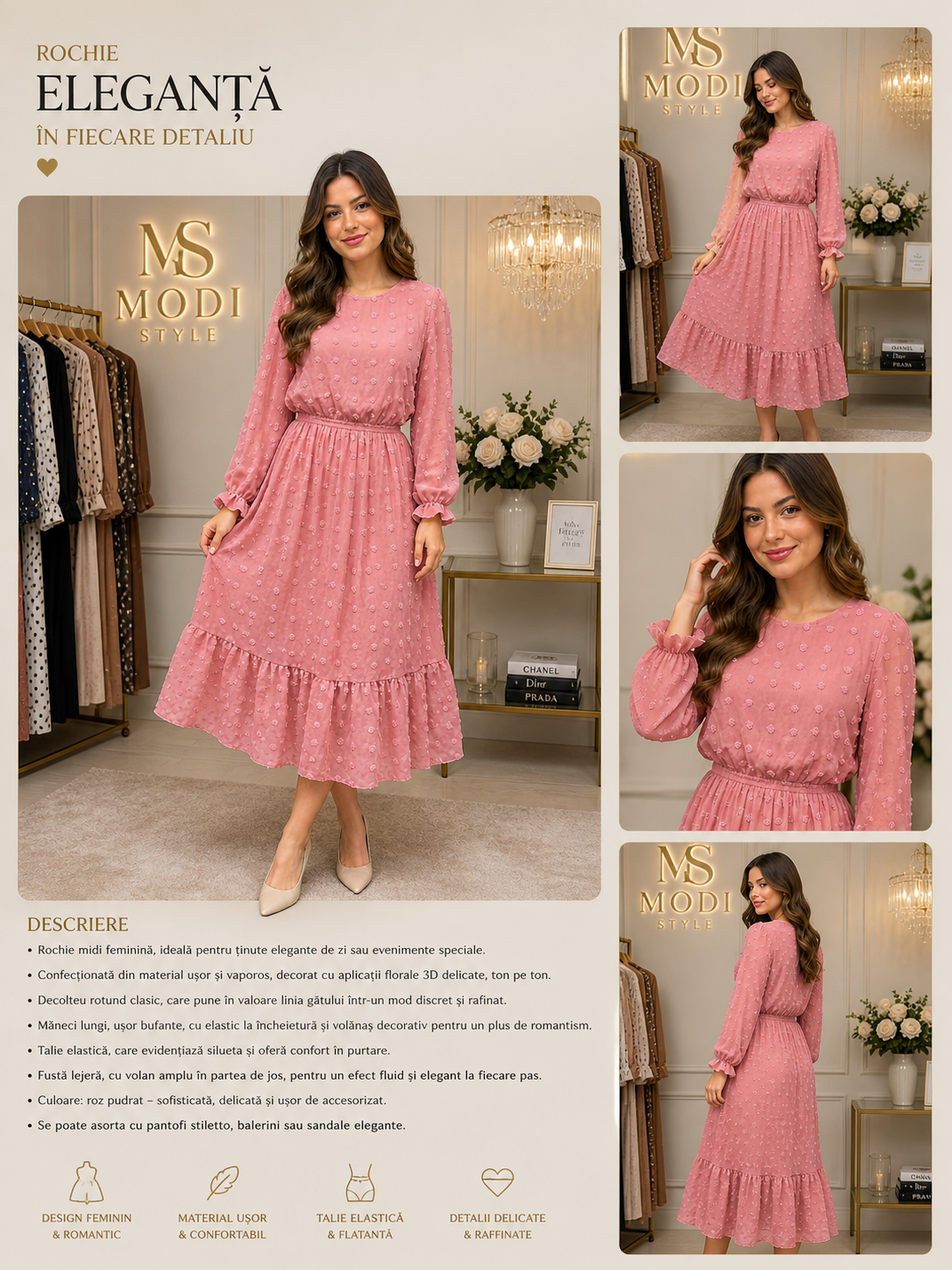 Rochie cu picatele