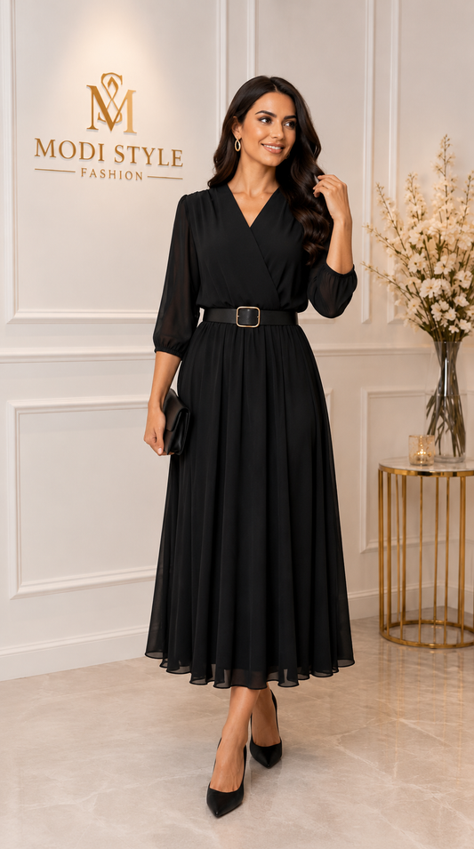 Rochie elegantă-negru