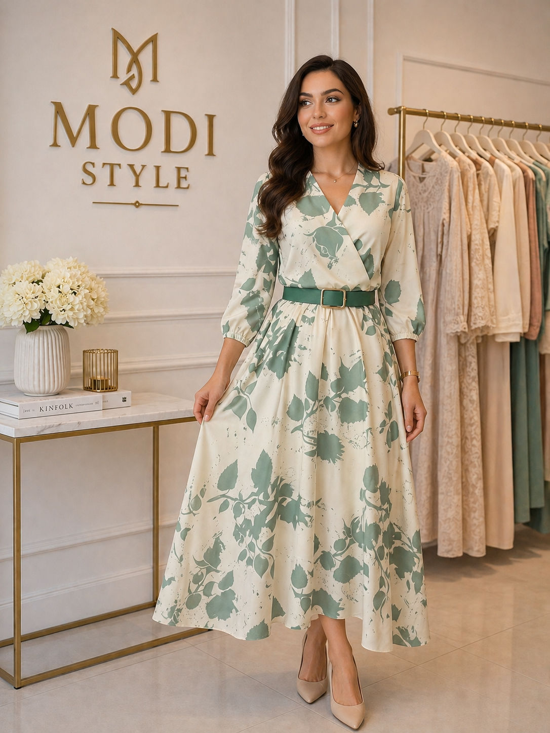 Rochie elegantă cu curea