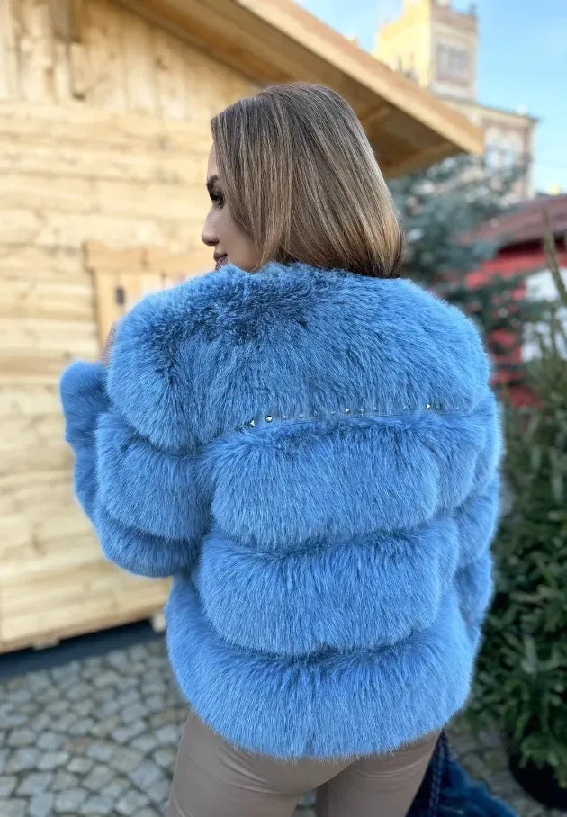 Blană baby blue