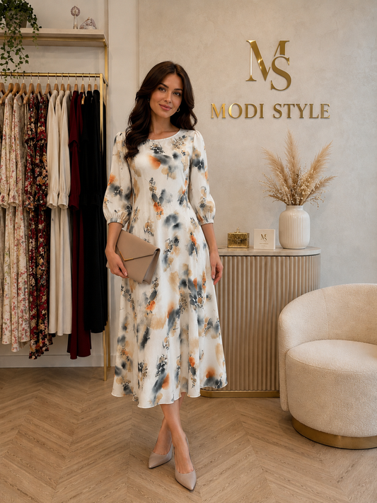 Rochie cu fermoar la spate