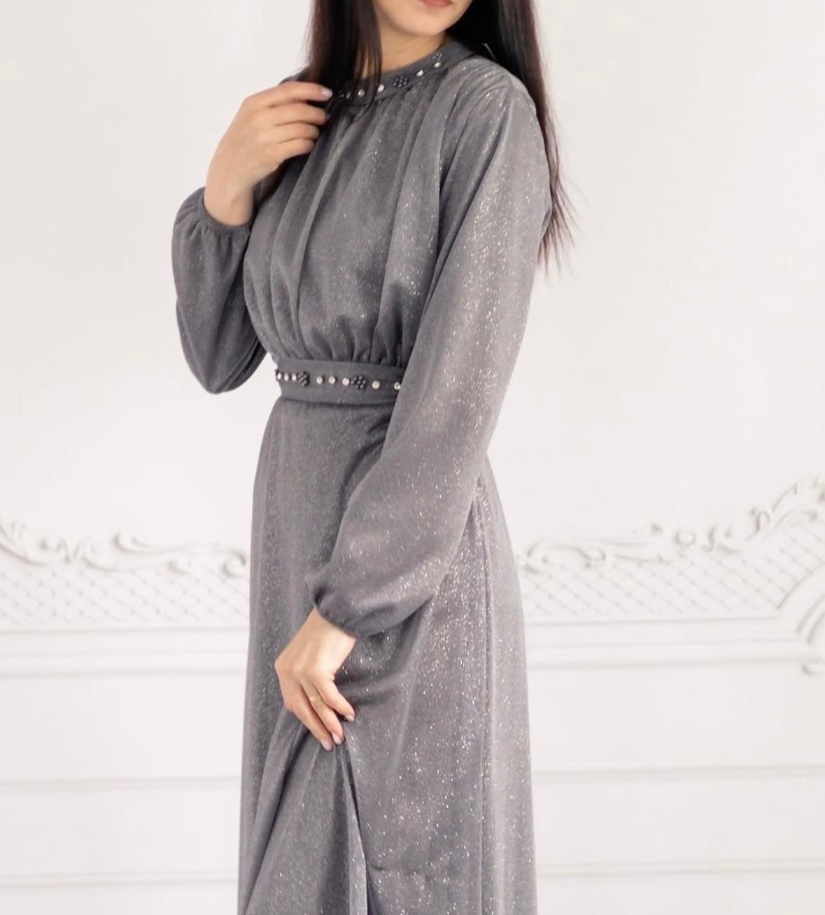 Rochie elegantă cu accesorii