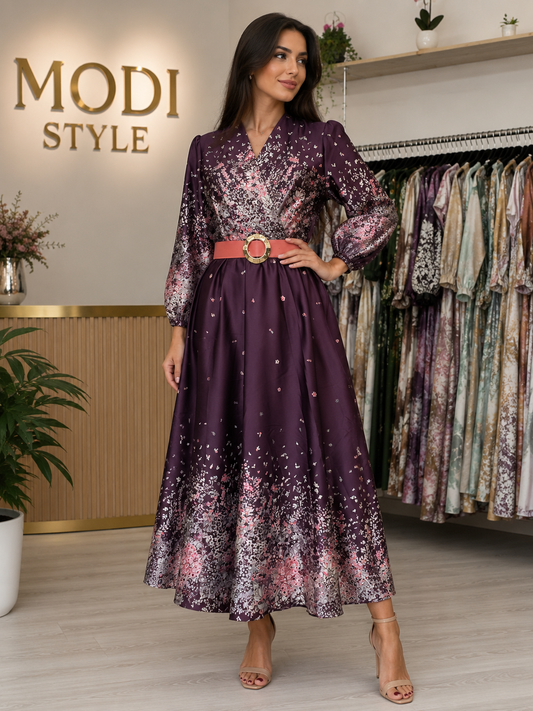 Rochie elegantă din satin