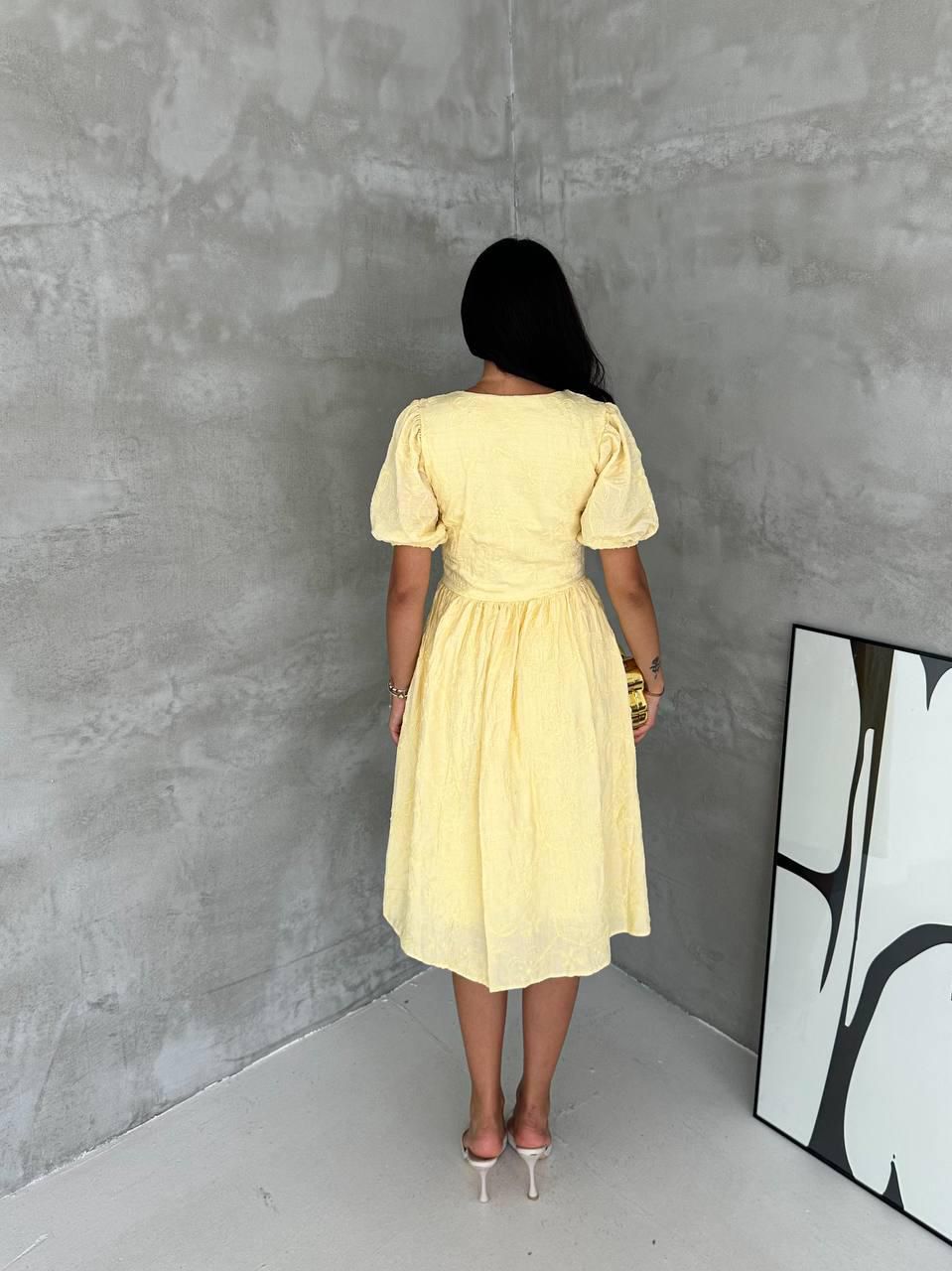 Rochie elegantă-galben