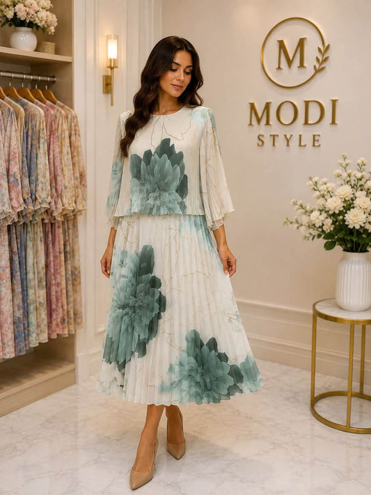 Rochie elegantă plisată