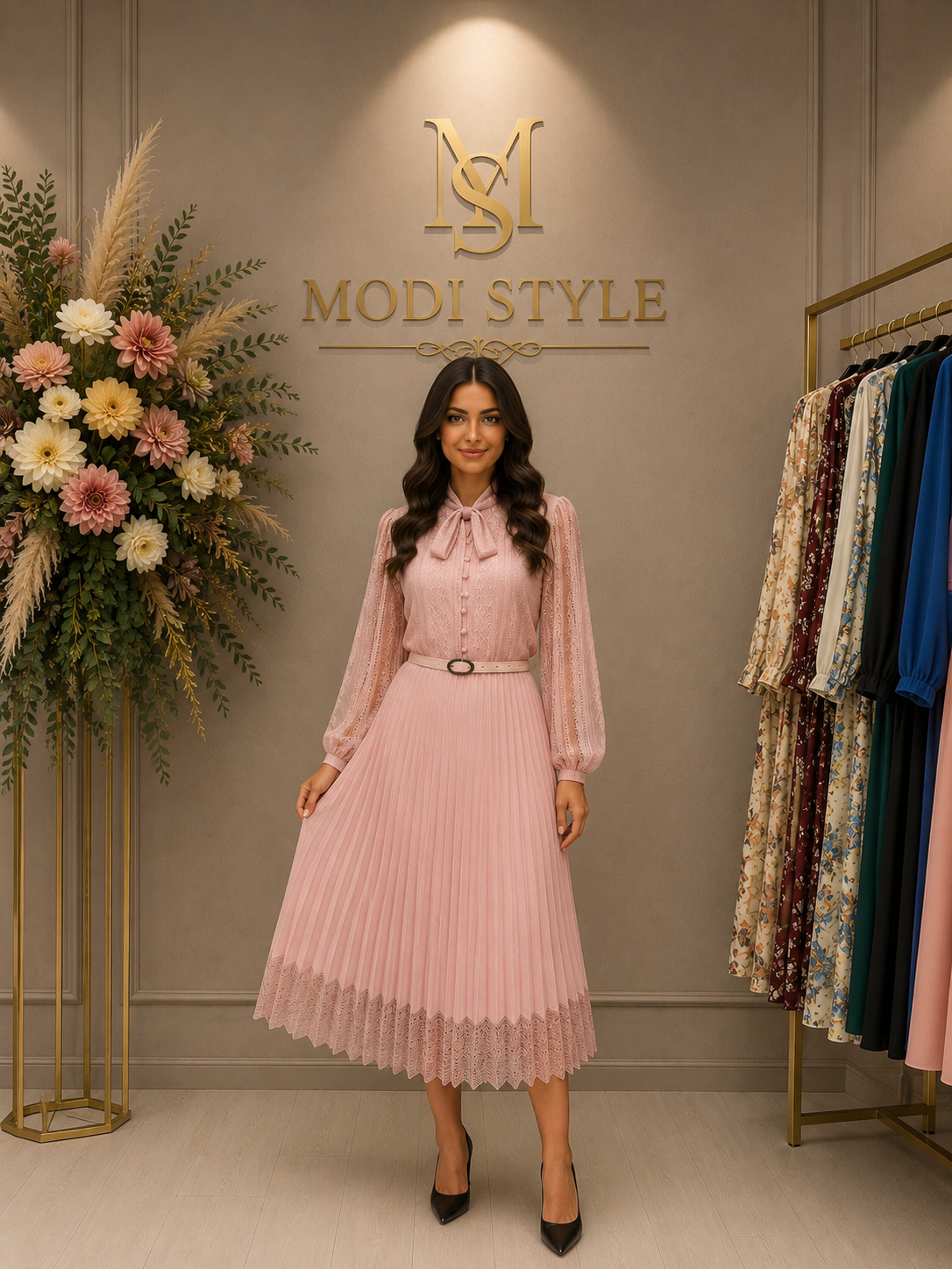 Rochie elegantă din dantelă