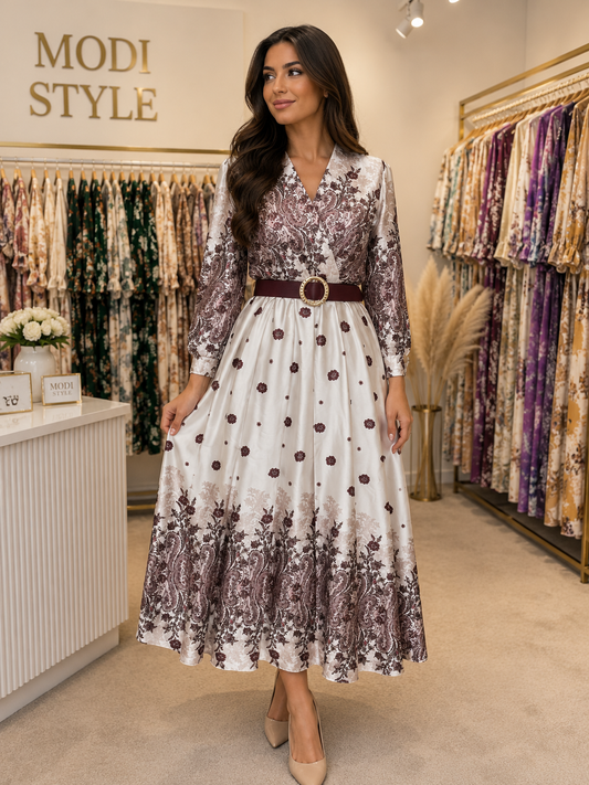 Rochie elegantă din satin