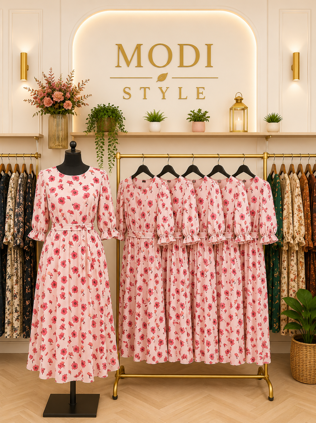 Rochie cu imprimeu floral