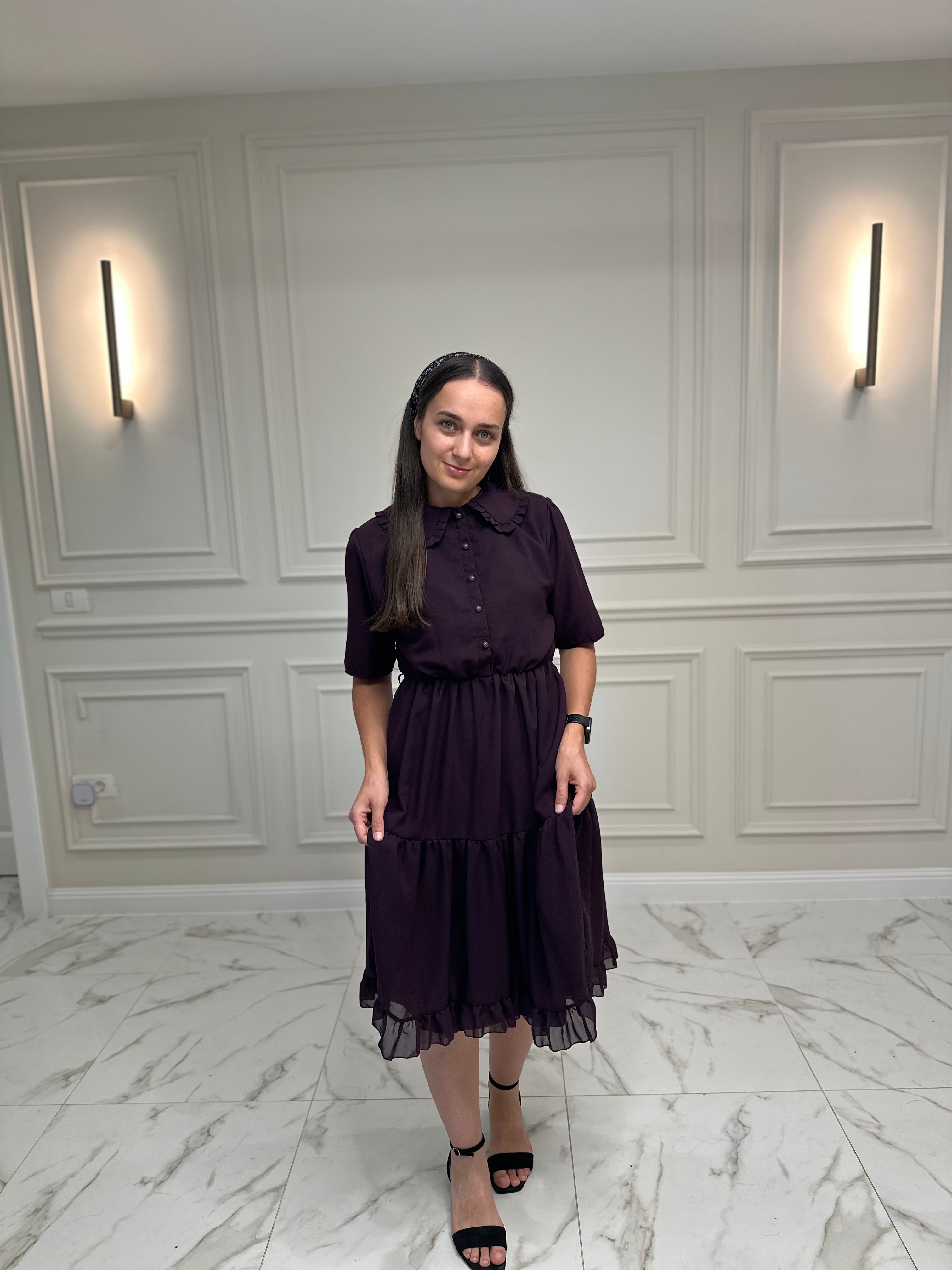 Rochie elegantă din voal