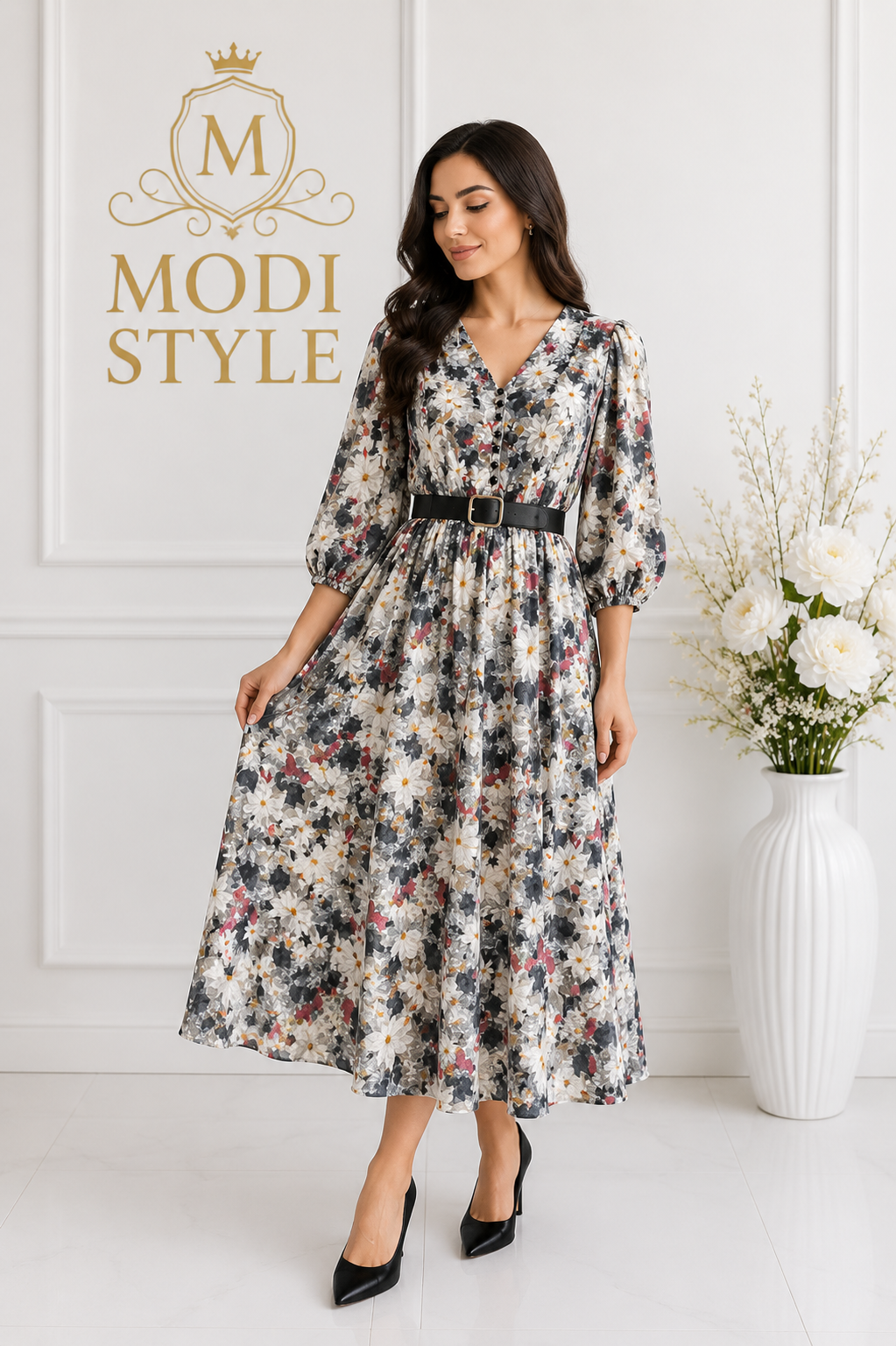 Rochie cu imprimeu floral
