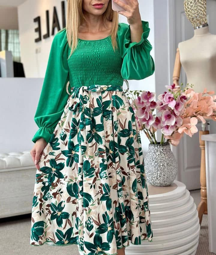 Rochie din catifea si cocolino