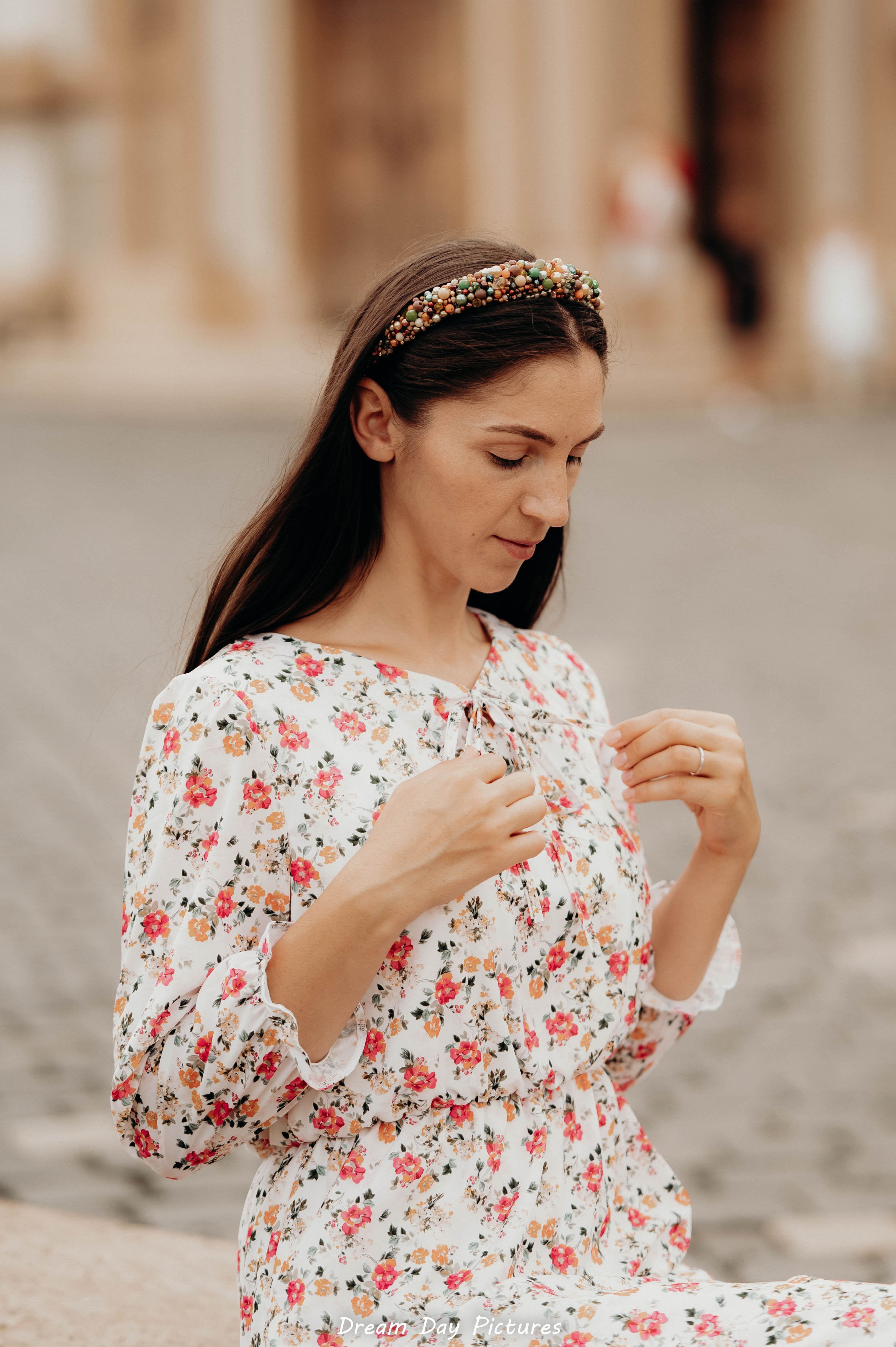 Rochie cu imprimeu floral