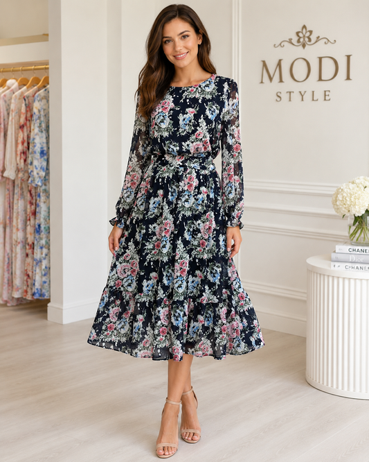 Rochie cu imprimeu floral Gessica
