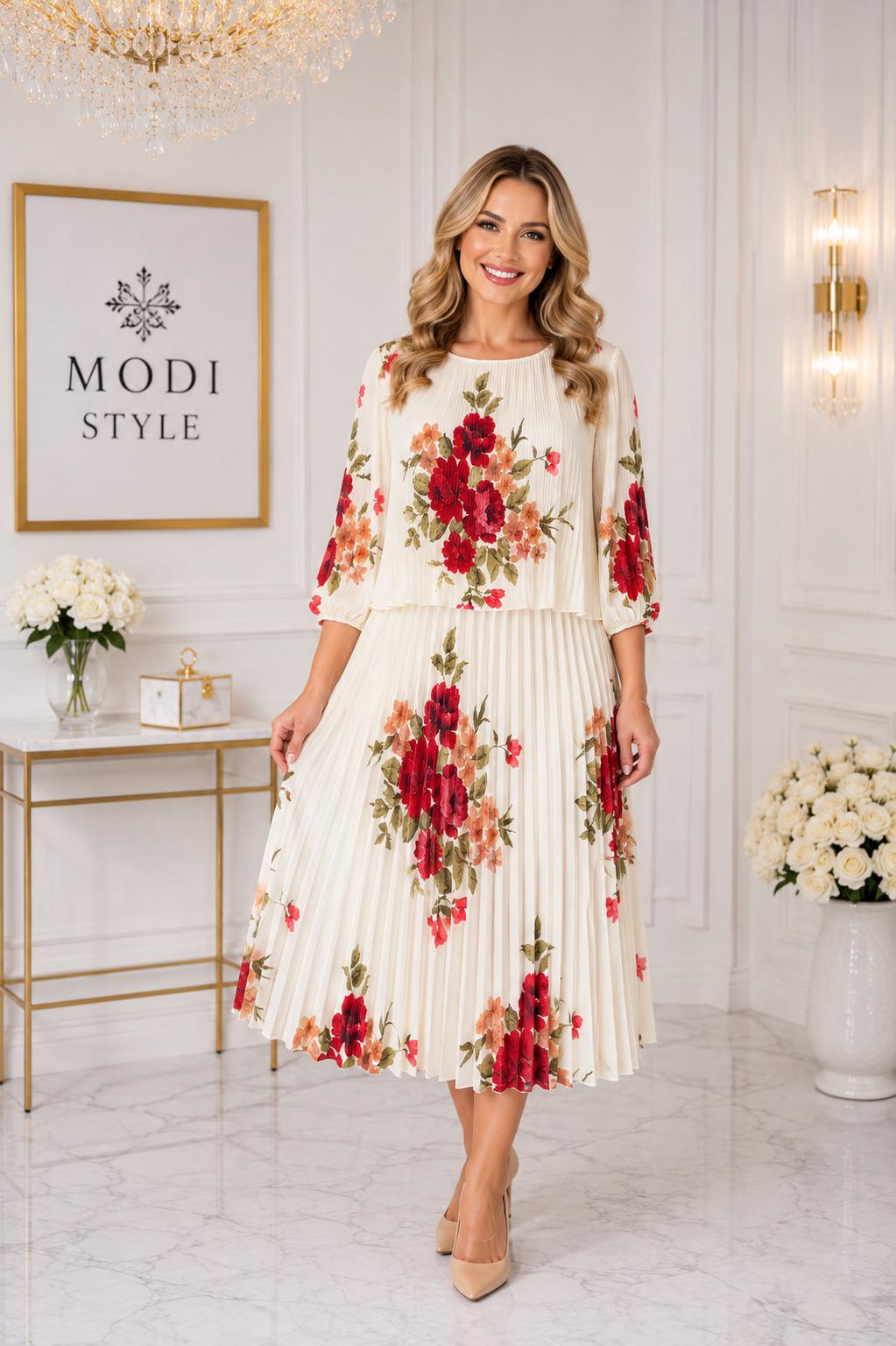 Rochie plisată Anna elegantă
