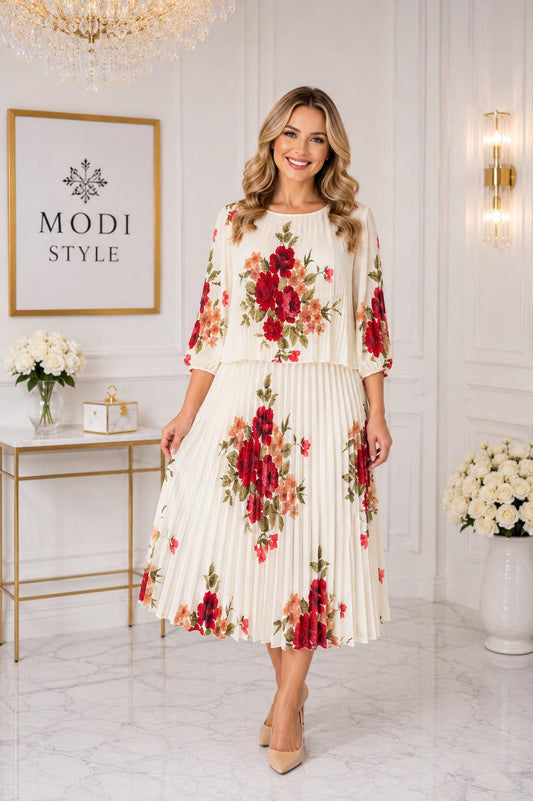 Rochie plisată Anna elegantă