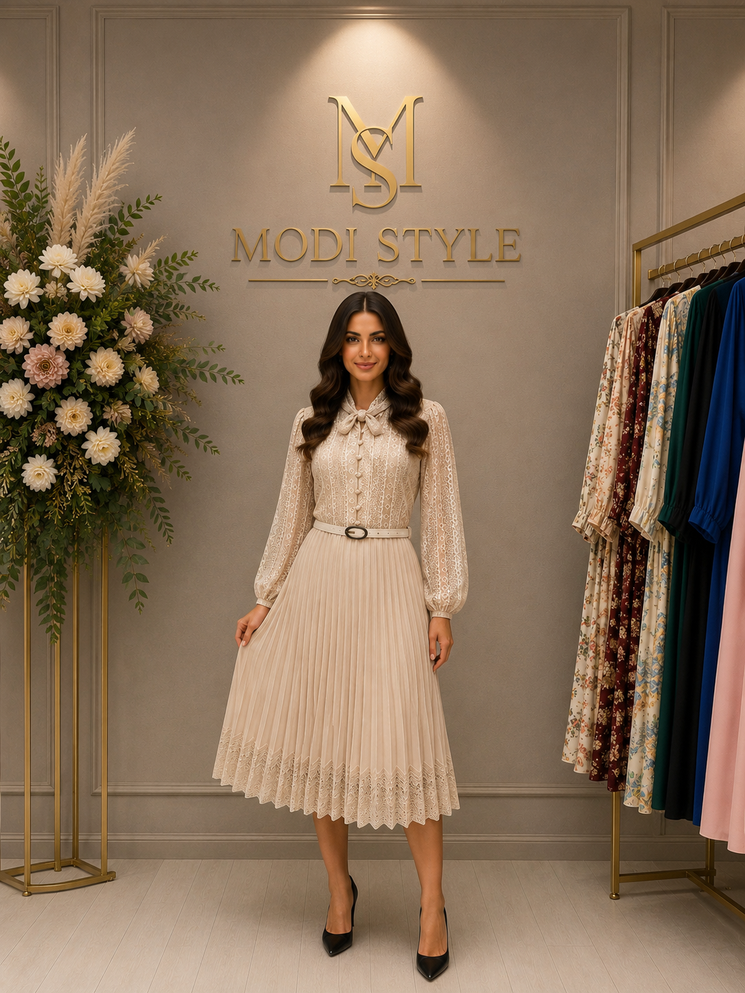 Rochie elegantă din dantelă