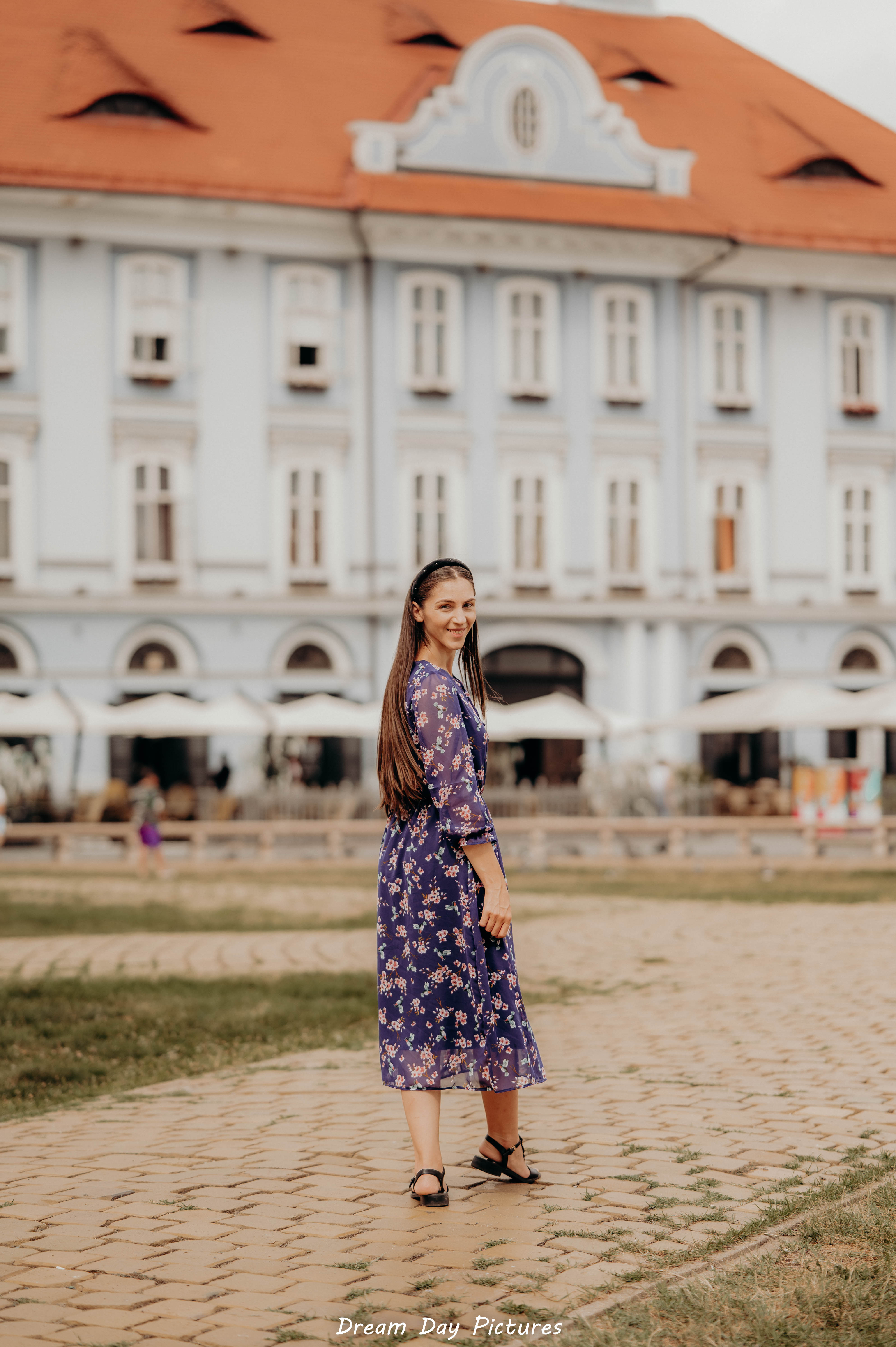 Rochie elegantă cu imprimeu floral