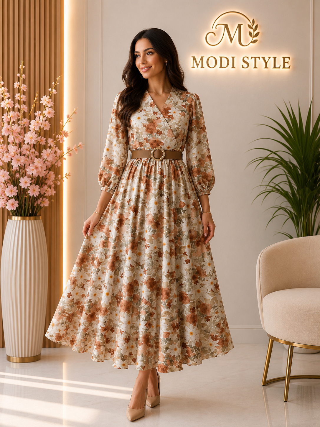 Rochie elegantă din satin